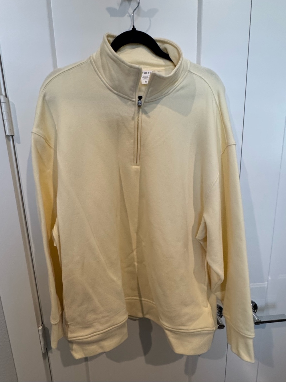 Athleta Half-Zip Sweater - Cream